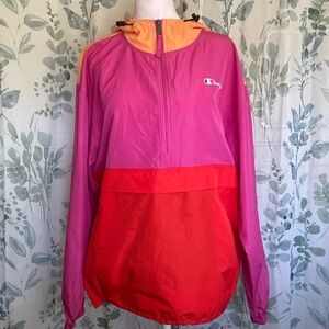 Champion Womens Packable Jacket Color Blocked